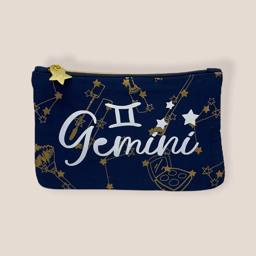 NWT Wool + Pepper Co. x Ipsy GEMINI Cosmetic Bag